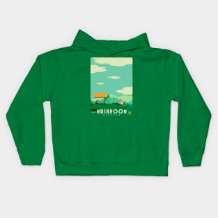 visit mushroom kingdom Kids Hoodie